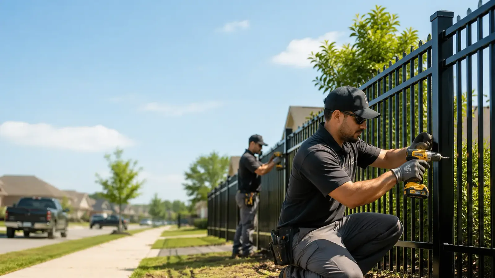 Metal Fence Installation in Leland, NC